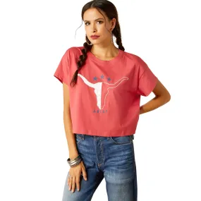 Ariat Ladies Lone Star Garnet Rose Graphic T-Shirt 10051299