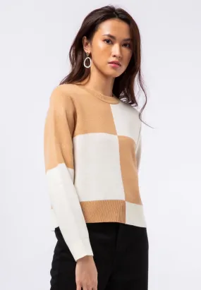 Colorblock Long Sleeve Sweater