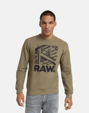 G-Star RAW Construction Sweatshirt Shamrock