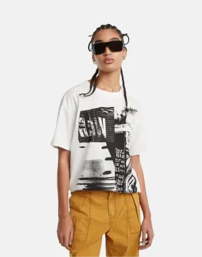 G-Star RAW Multi Print Loose White T-Shirt