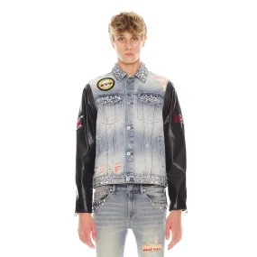 GUNS N' ROSES TYPE II JACKET WITH ZIP OFF SLEEVES IN AXL