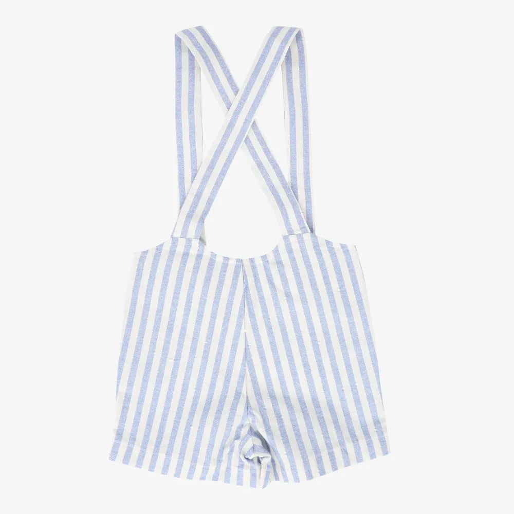 Linen Overalls - Stripe