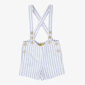 Linen Overalls - Stripe