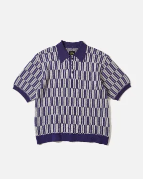 Polo Sweater - Arrow - Purple