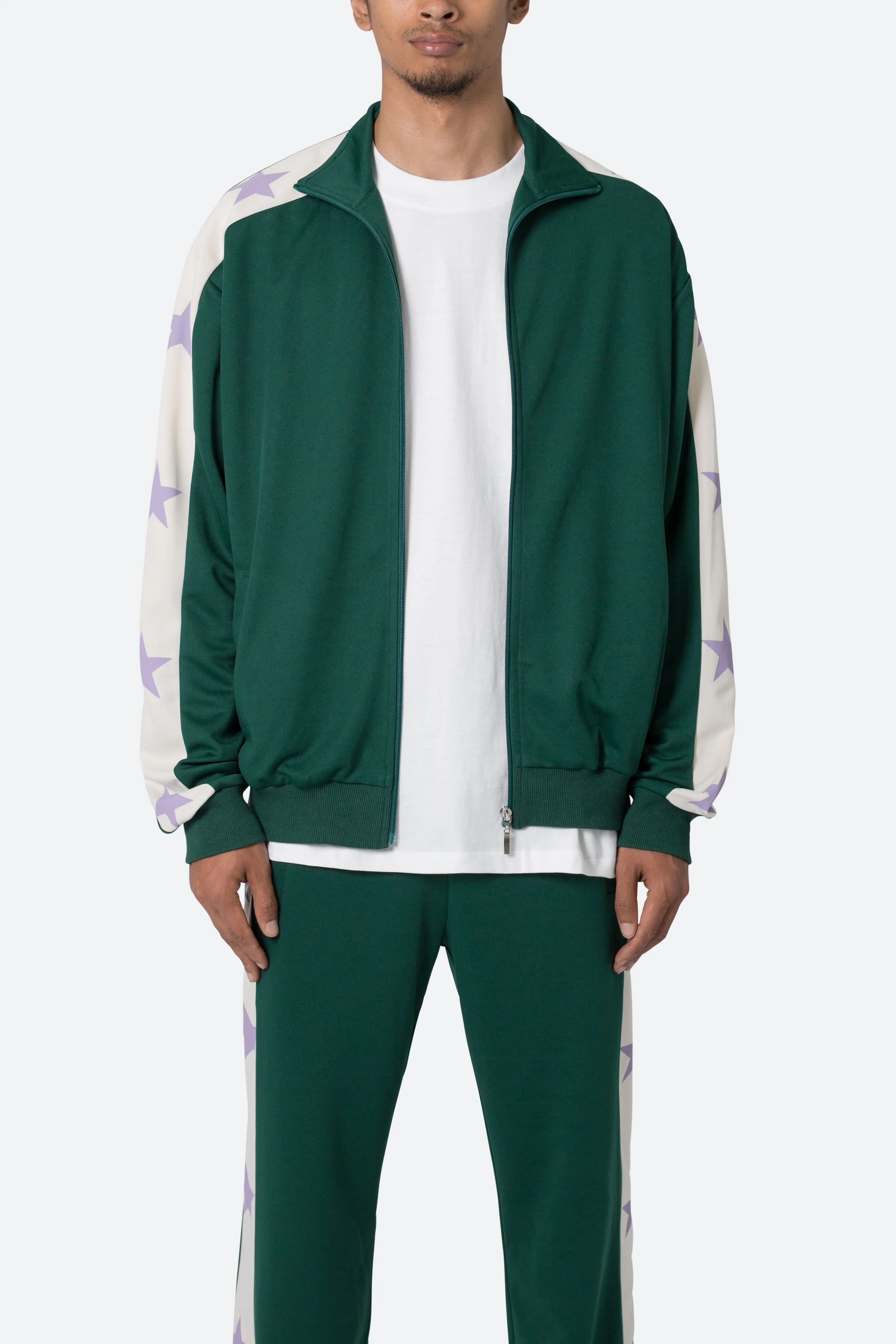 Star Track Jacket - Green