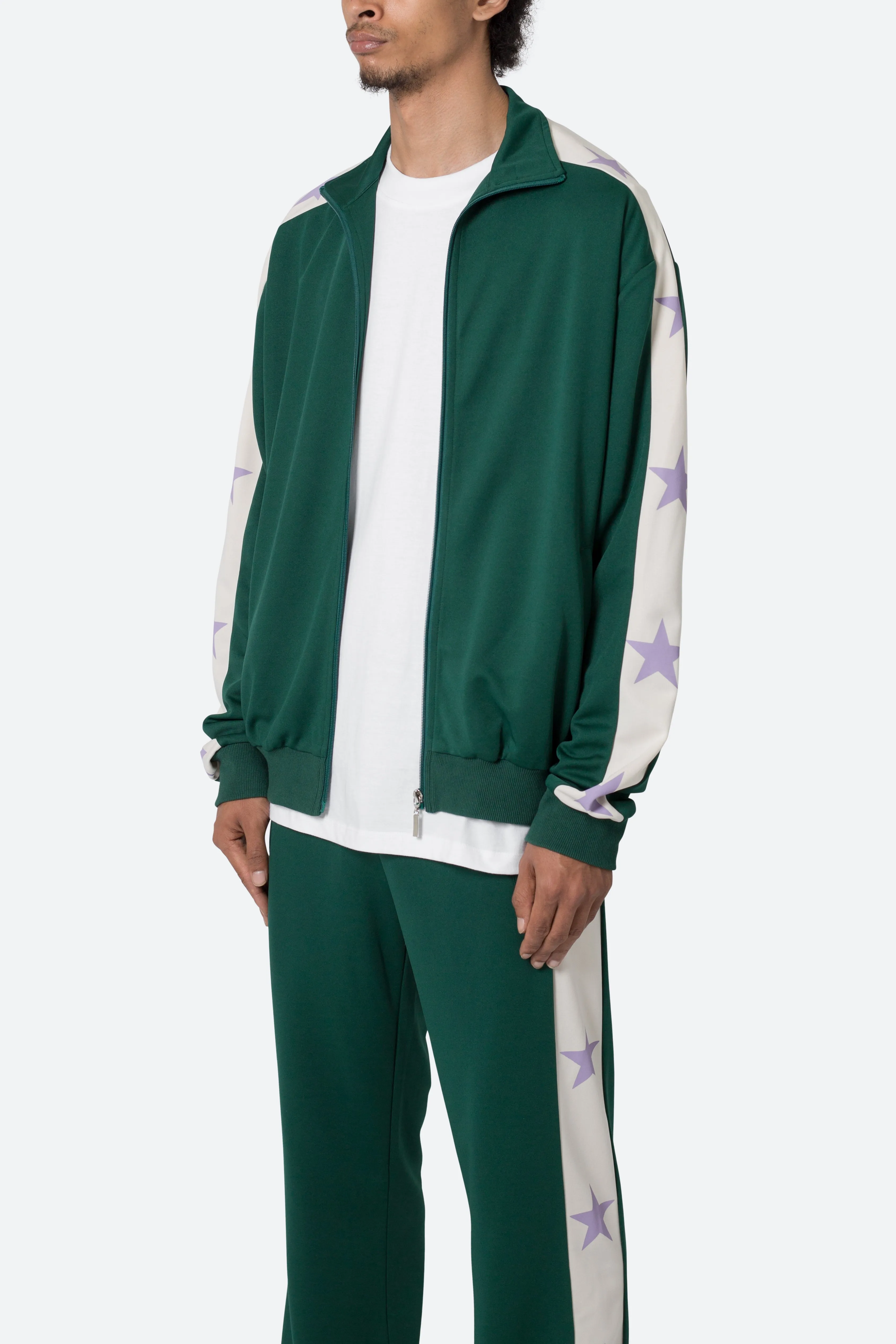 Star Track Jacket - Green